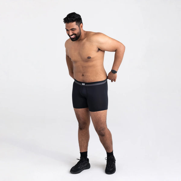 Saxx Men's Underwear - Sport Mesh Boxer Brief Fly 3 Pack with