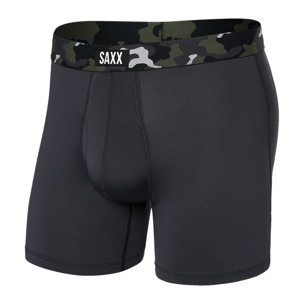 SAXX Kinetic HD Boxer Brief - Black / Po Mo Camo – Stif Mountain Bikes
