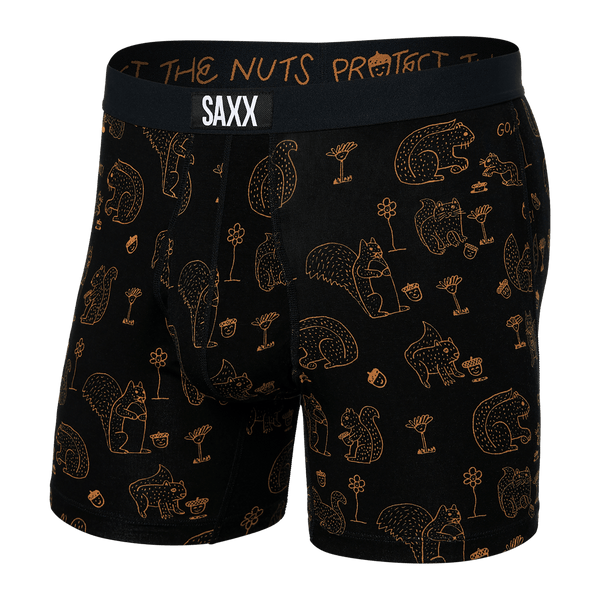 Saxx Underwear Vibe Boxer Brief Blue Pop Jungle - Medicine Hat-The