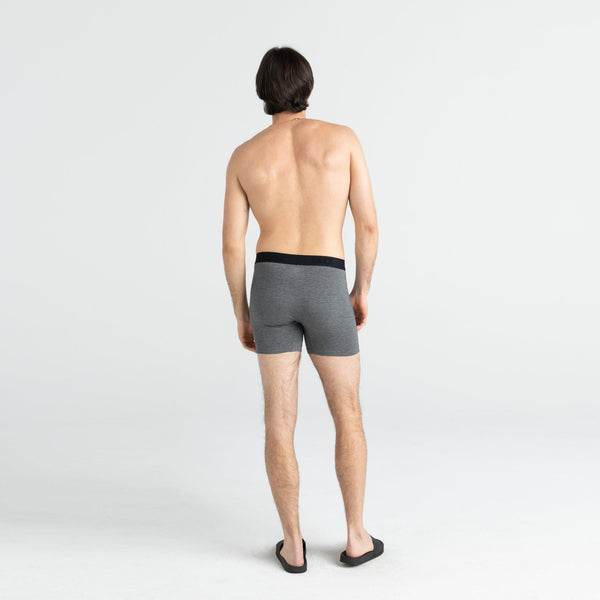 Men's Micro-Stretch Boxer Briefs, Black and Gray 5 Pack
