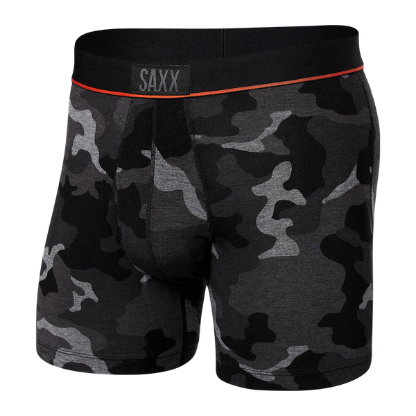 SAXX Men's Ultra Super Soft Boxer Briefs Sonora Camo-Slate Size