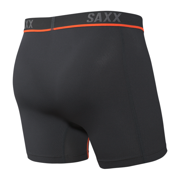 SAXX Saxx Kinetic Light-Compression Mesh Boxer Brief | Blackout