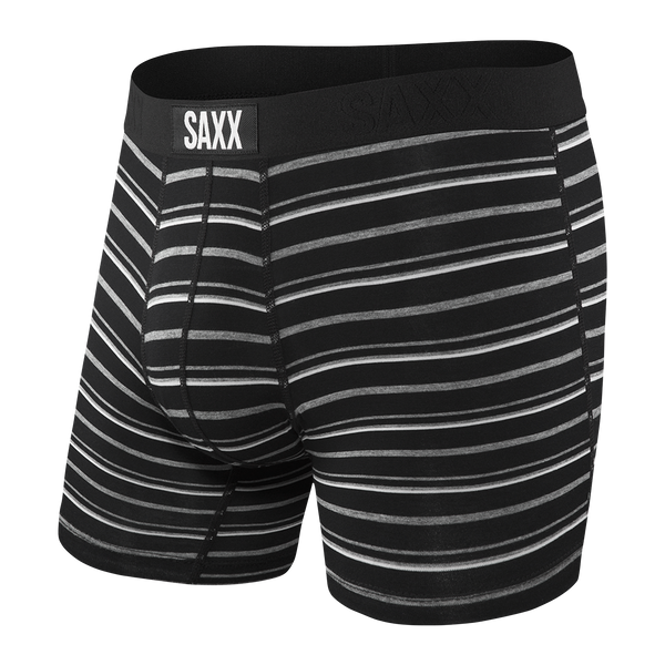 Vibe Men's Boxer Brief - Black Coast Stripe | – SAXX Underwear Canada