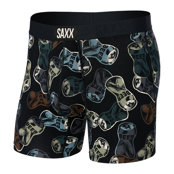  SAXX Men's Underwear – VIBE Super Soft Boxer Briefs with  Built-In Pouch Support – Pack of 5, Black/Grey HTR/Navy, X-Small :  Clothing, Shoes & Jewelry