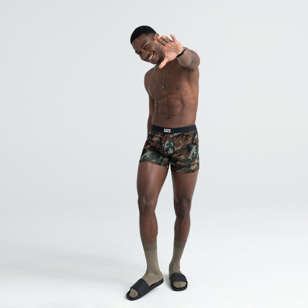 Vibe Men's Boxer Brief 2-Pack - Black/Wood Camo