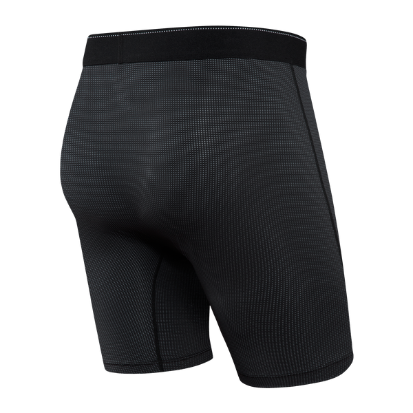 Saxx Underwear - Platinum Black Tidal Striped Boxer Brief