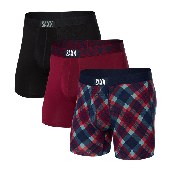 Saxx Men's Underwear – Vibe Super Soft Boxer Briefs with Built-in