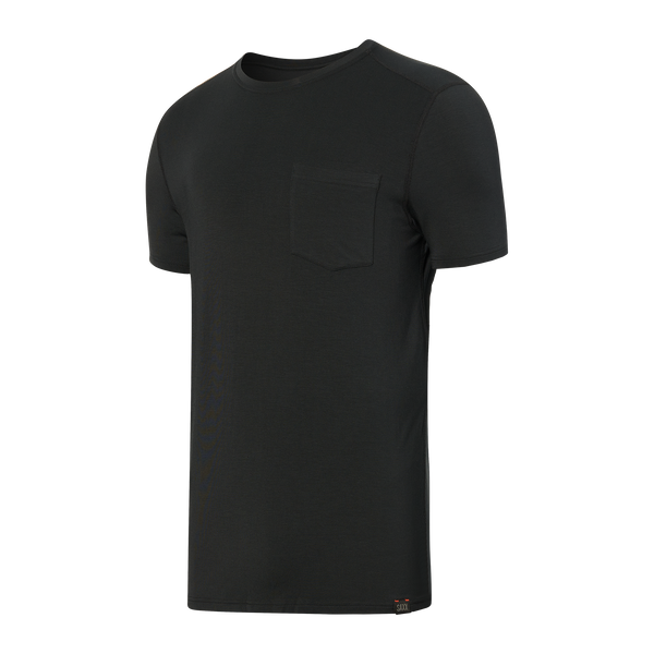 RE/DONE Men's  Loose Tee in Sun Faded Black