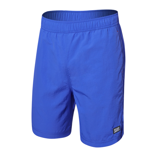 Blue V-Waist Shorts
