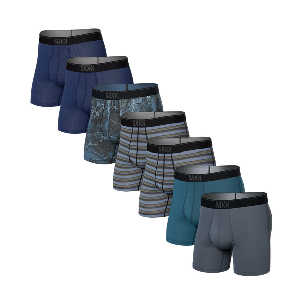 Quest Boxer Brief 7-Pack in Assorted Prints