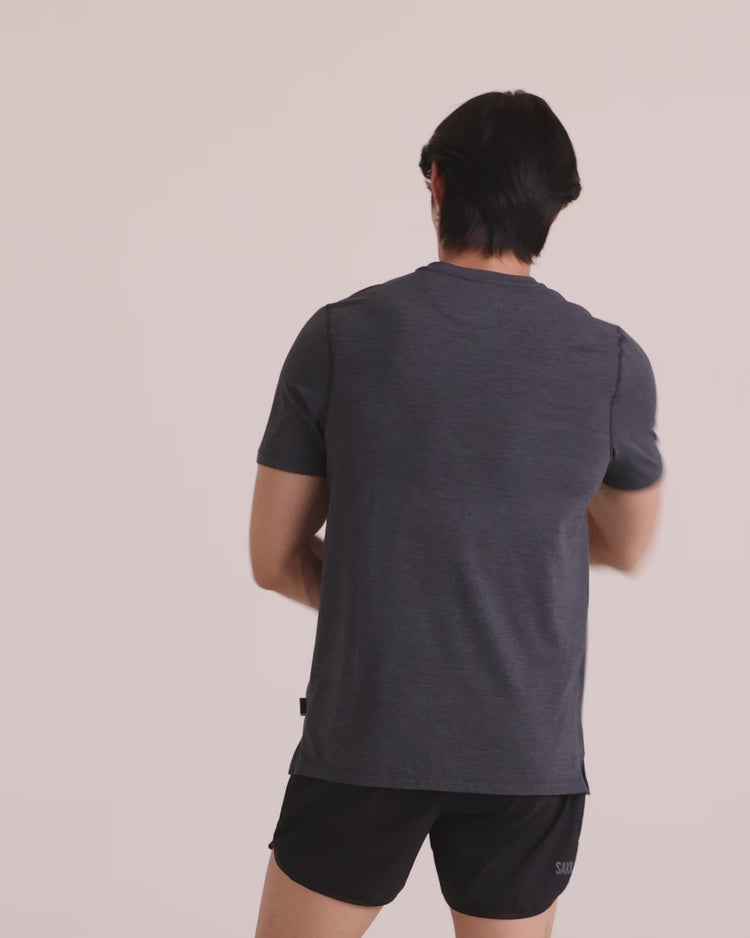 Video of model wearing DropTemp All Day Cooling Short Sleeve Tee