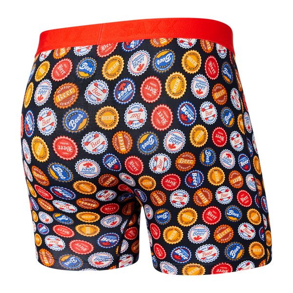 Back of Ultra Super Soft Boxer Brief in Beers Of The World- Multi