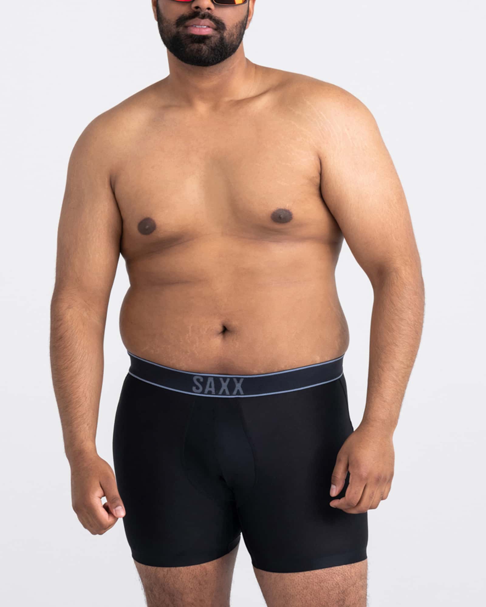 Front - Model wearing Droptemp Cooling Hydro Liner in Black