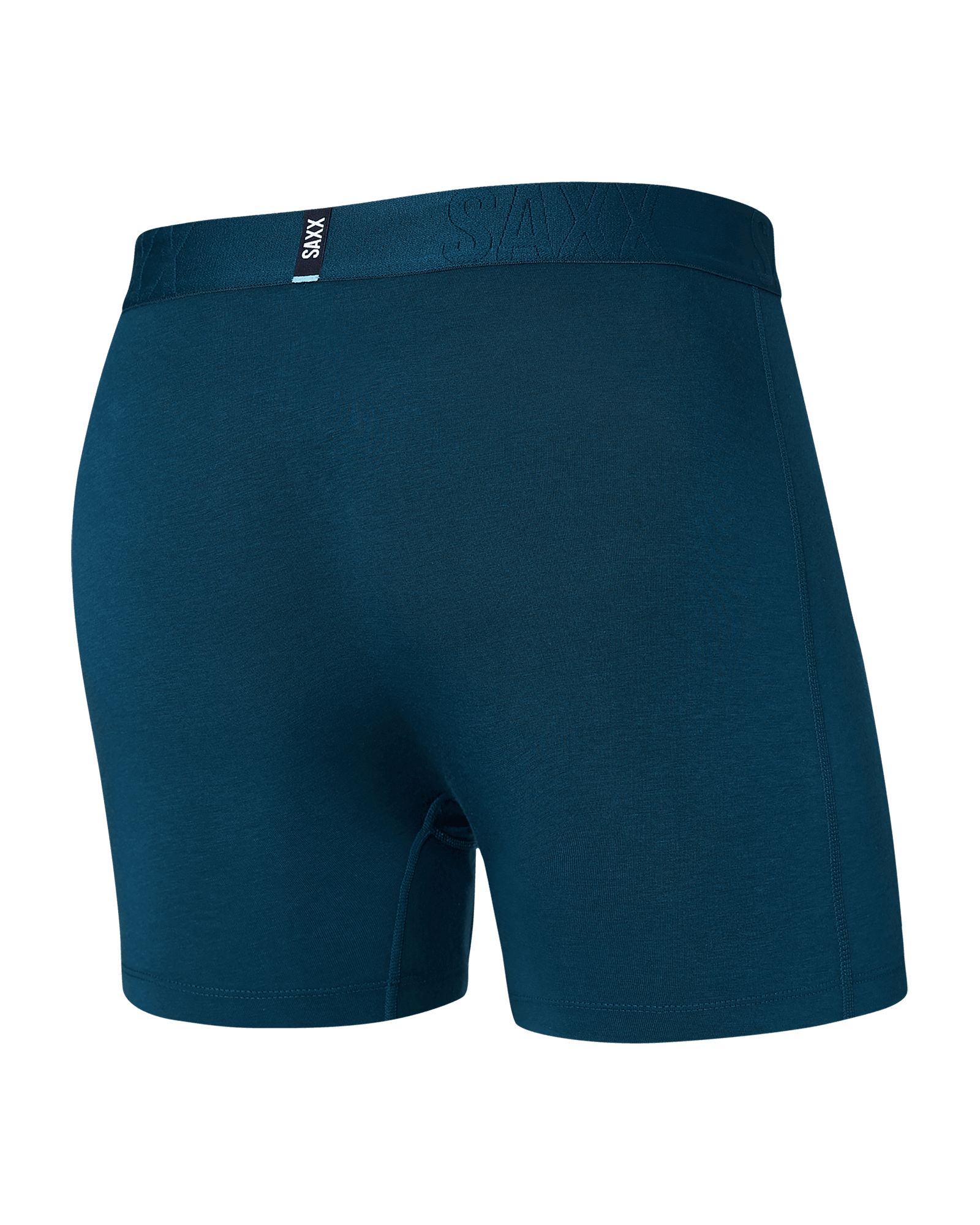 Back of Droptemp Cooling Cotton Boxer Brief Fly in Deep Ocean