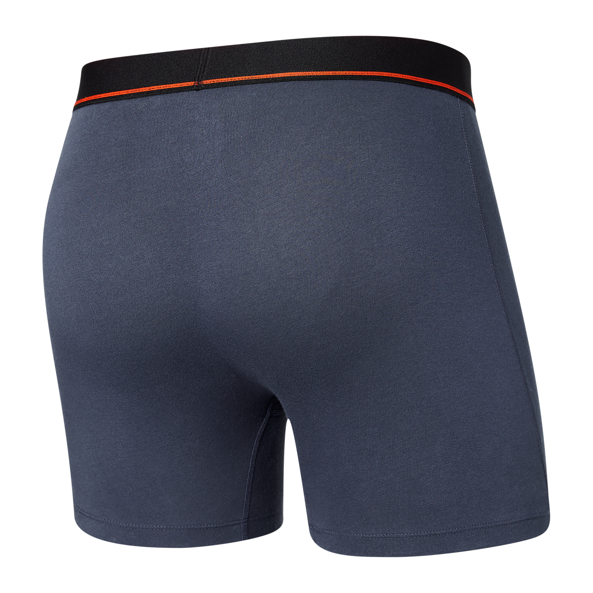 Back of Non-Stop Stretch Cotton Boxer Brief in Deep Navy