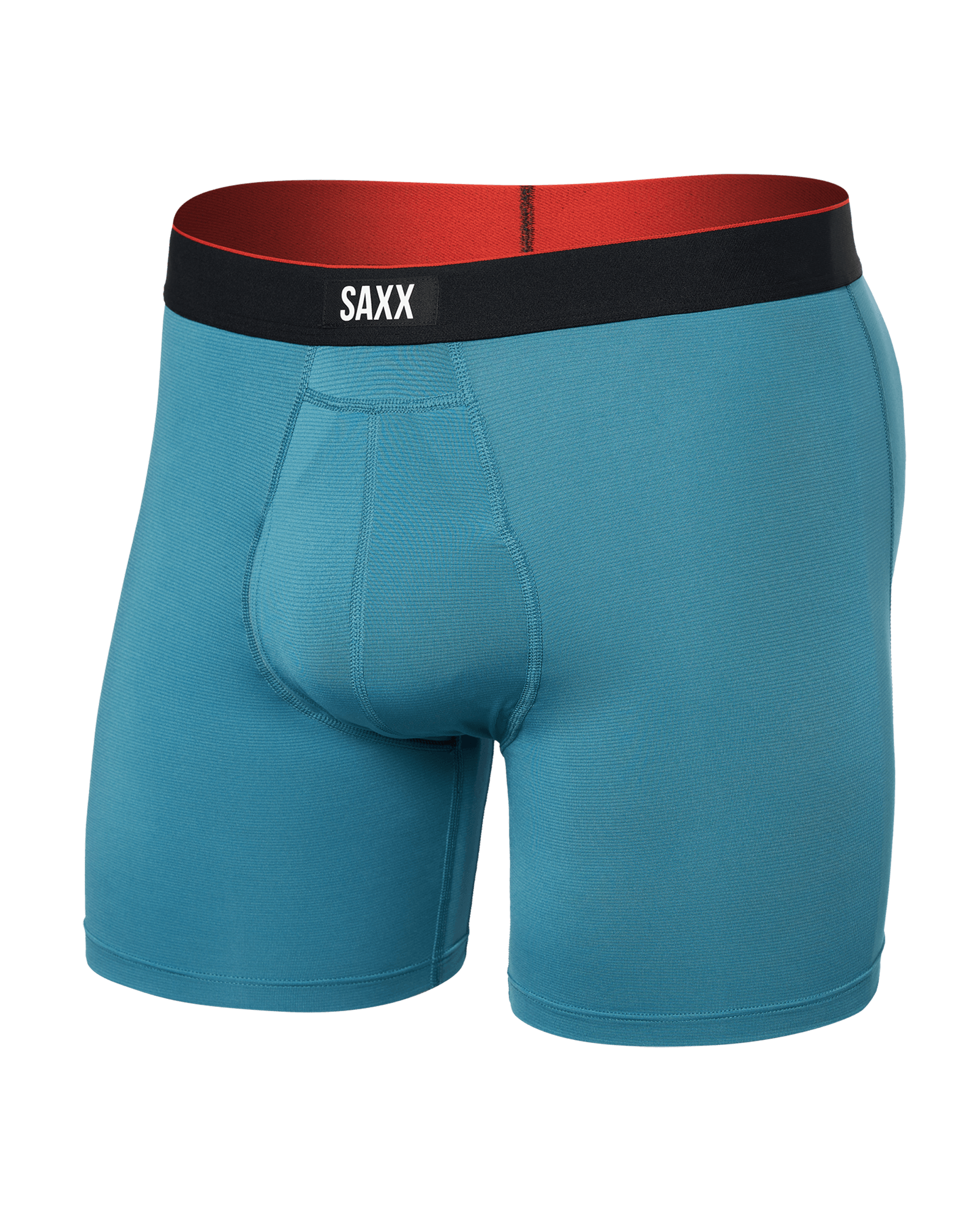 Front of Multi-Sport Mesh Boxer Brief in Hydro Blue