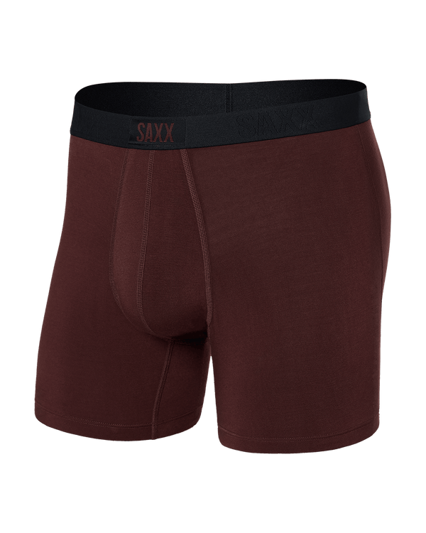 Front of Vibe Super Soft Boxer Brief in Fudge