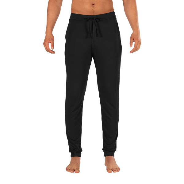 Front - Model wearing Snooze Pant in Black