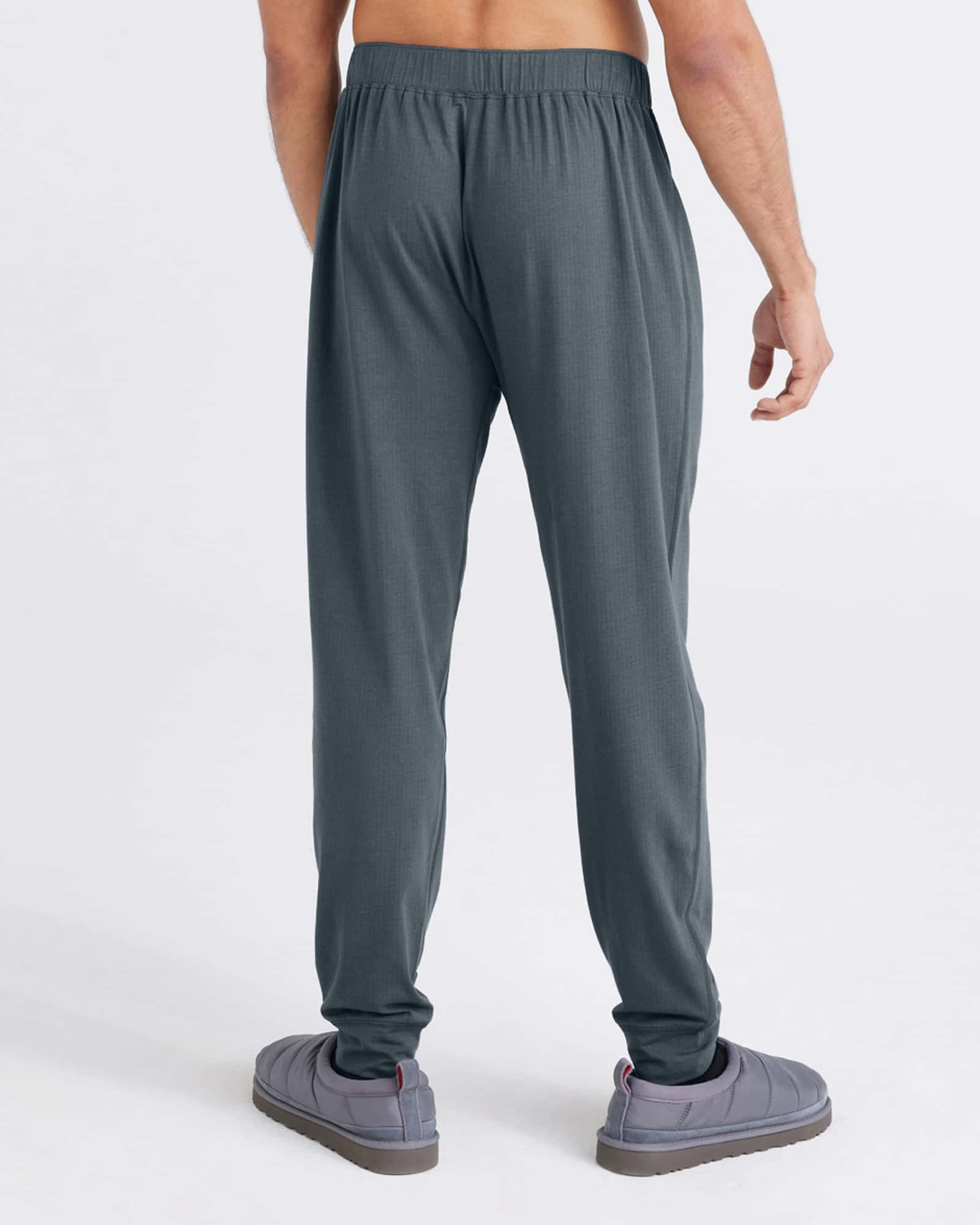 Back - Model wearing Droptemp Cooling Sleep Pant Fly in Turbulence