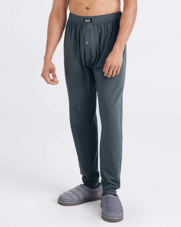 Front - Model wearing  Droptemp® Cooling Sleep Sleep Pant in Turbulence