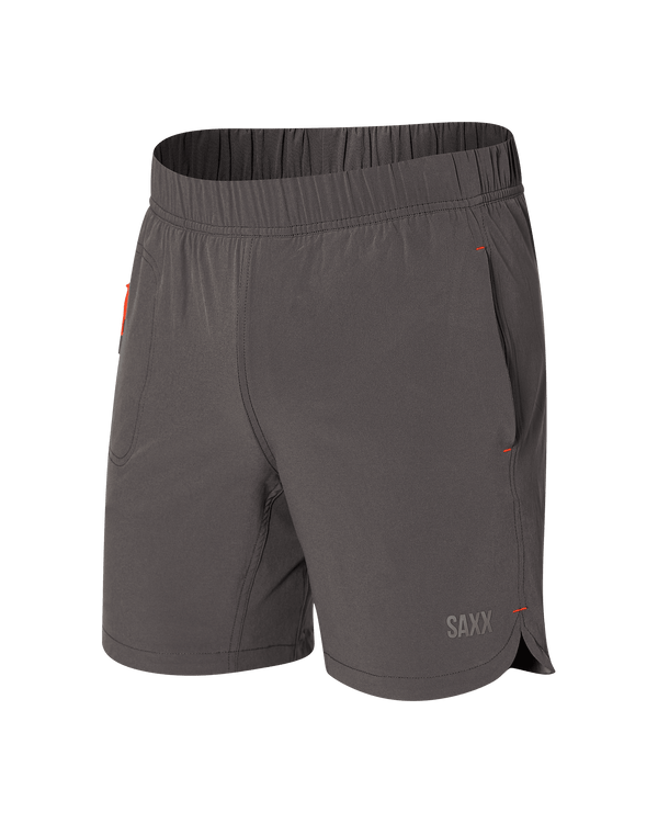 Front of Gainmaker 2N1 Short 9" in Grey Heather