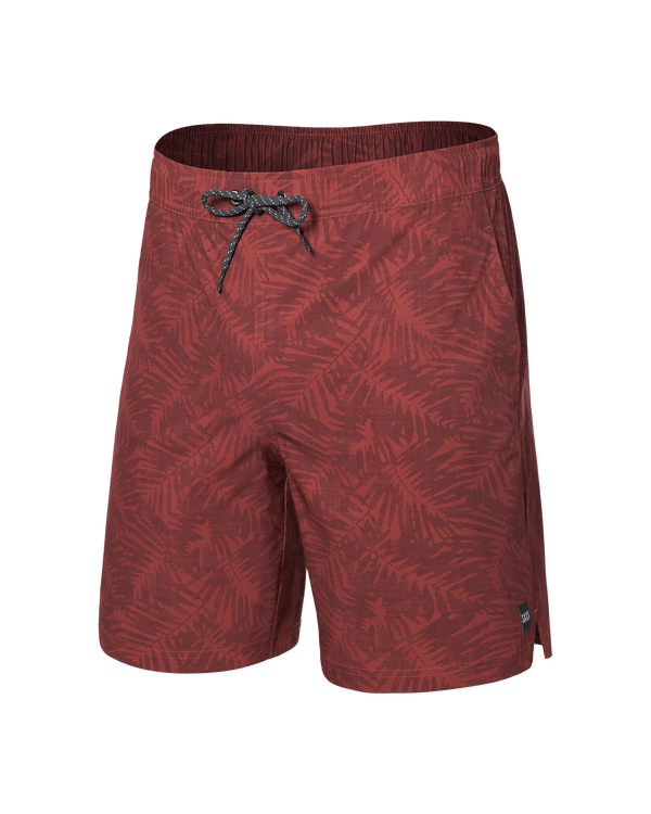 Front of Multi-Sport 2N1 Short Regular in Palm Camo- Desert Red