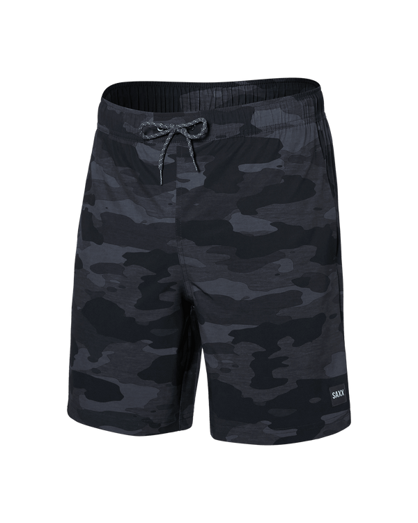 Front of Multi-Sport 2N1 Short Regular in Tranquil Camo- Black