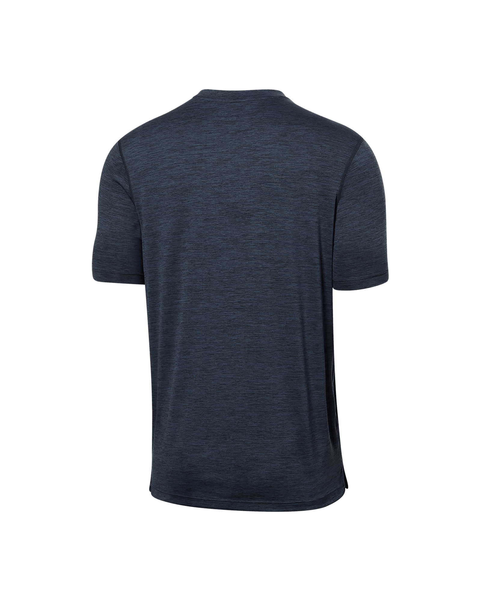 Back of Droptemp All Day Cooling Short Sleeve Pocket Tee in Turbulence Heather
