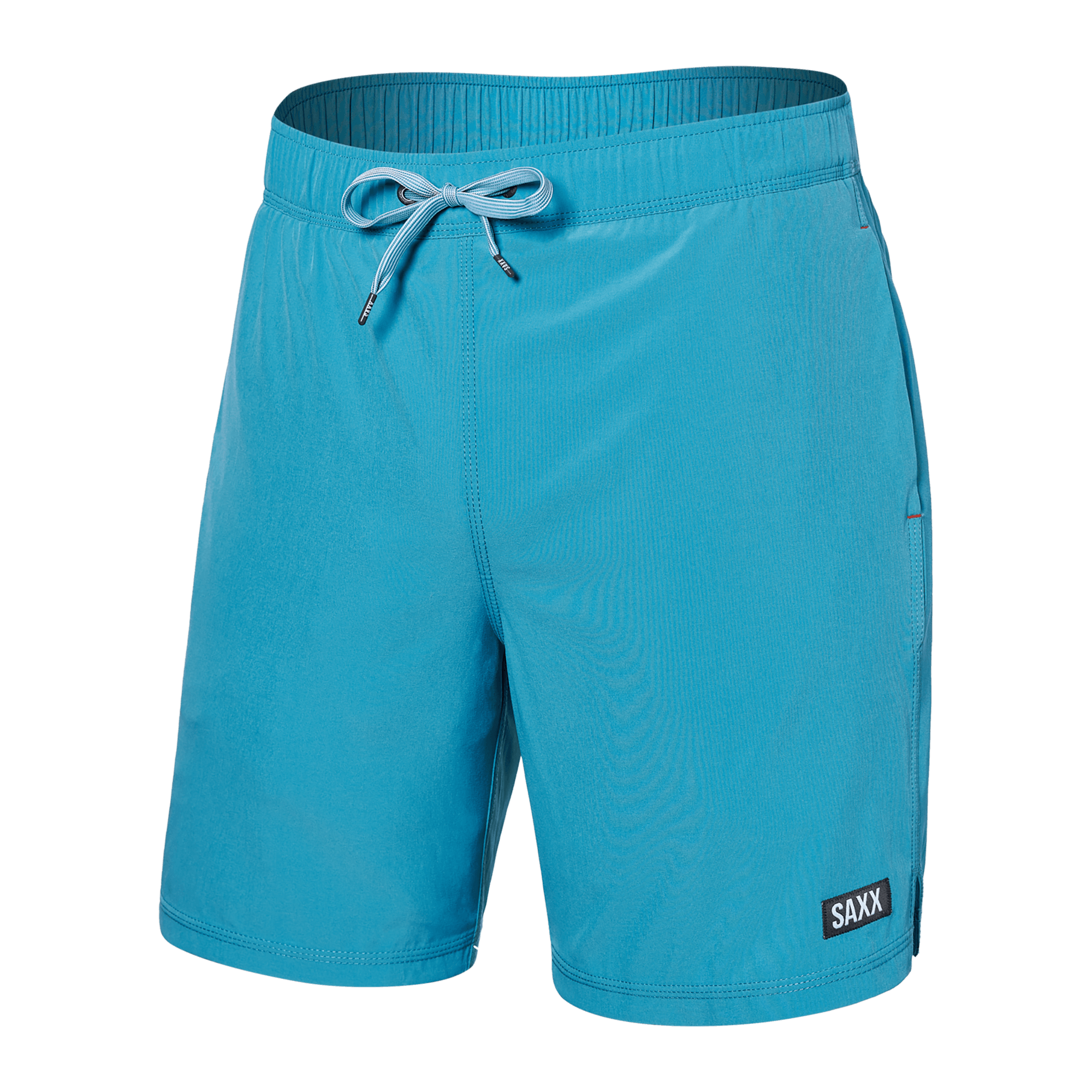 Front of Oh Buoy 2N1 Swim Trunk 7" in Blue Moon