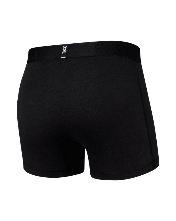 Back of DropTemp Cooling Cotton Trunk in Black