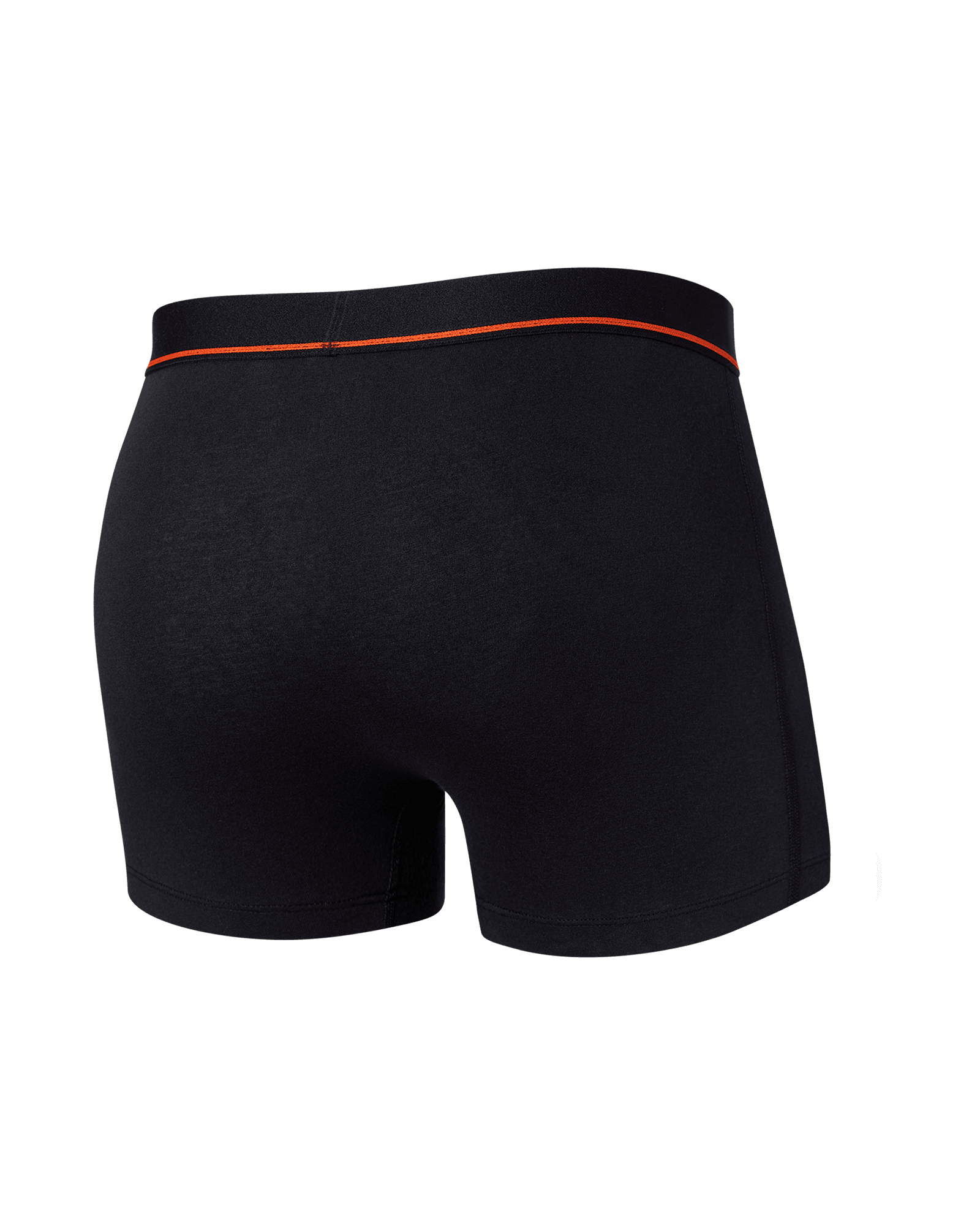 Back of Non-Stop Stretch Cotton Trunk in Black