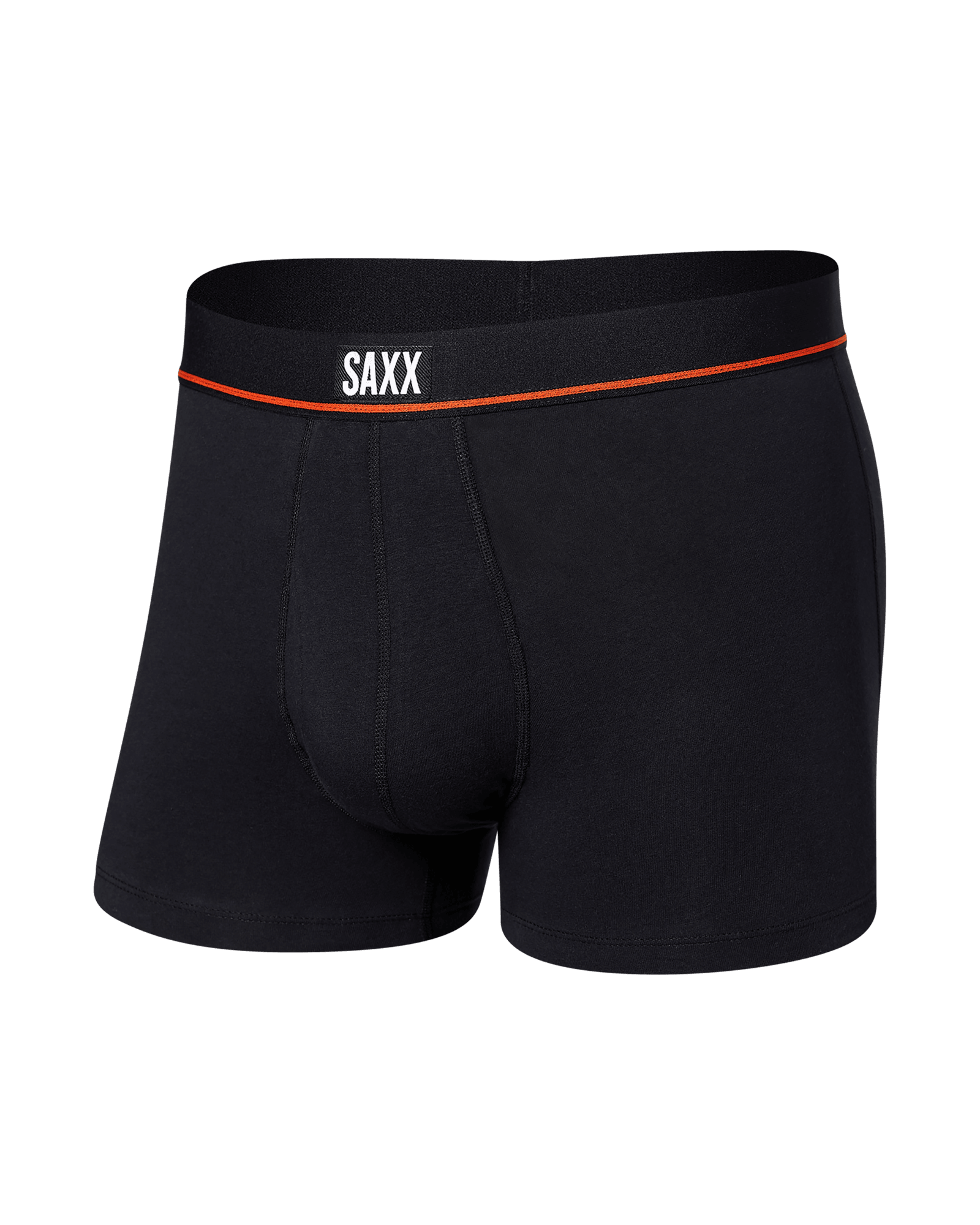 Front of Non-Stop Stretch Cotton Trunk in Black