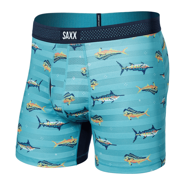 Saxx - Boxer Droptemp plage Turquoise S