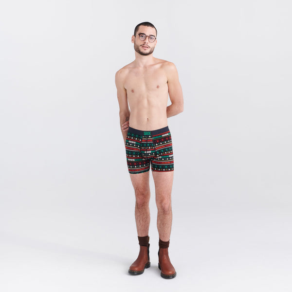 Ultra Boxer Brief - Holiday Sweater- Black
