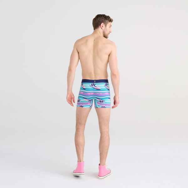 SAXX Underwear DropTemp Cooling Cotton Tropical-Print Slim Boxer Briefs