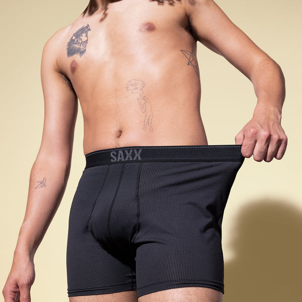 SAXX Underwear Quest Fly Boxer Black