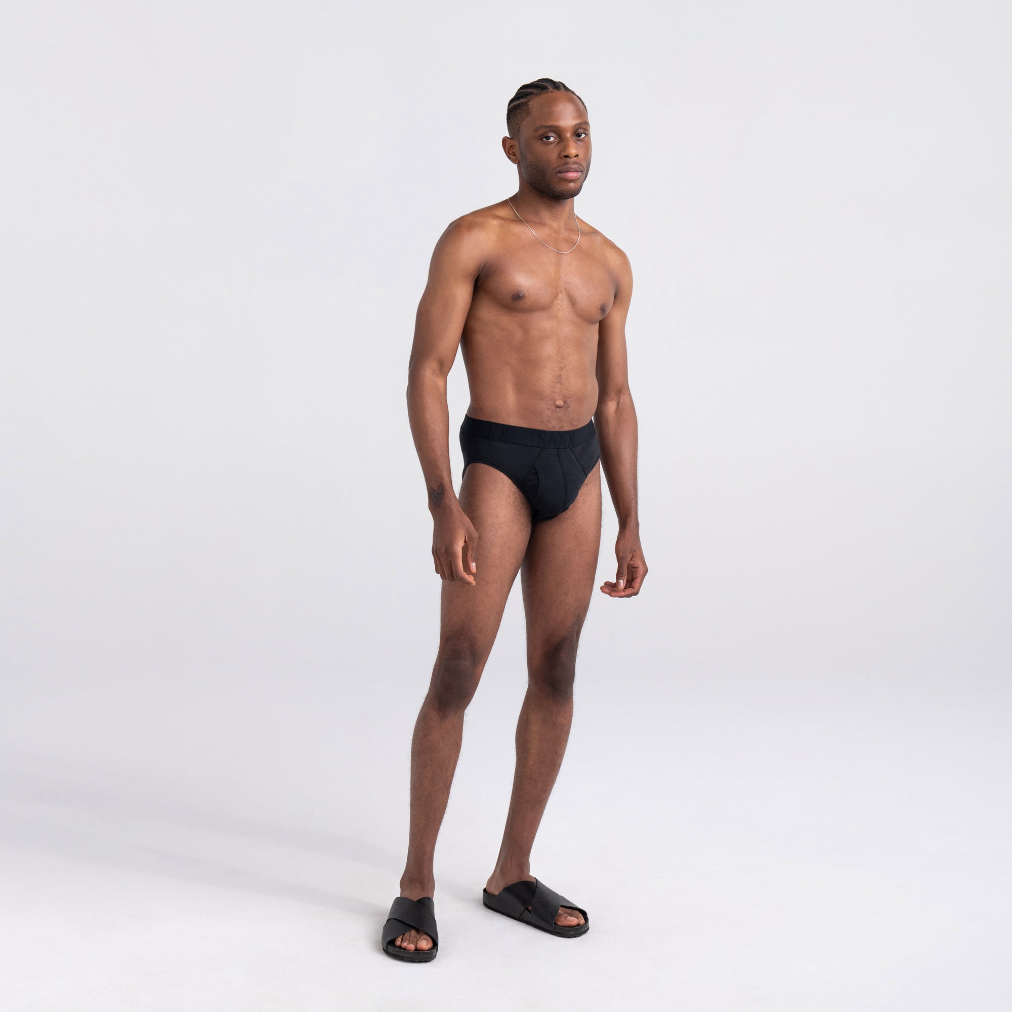 DropTemp Cooling Cotton Brief Black SAXX Underwear Canada