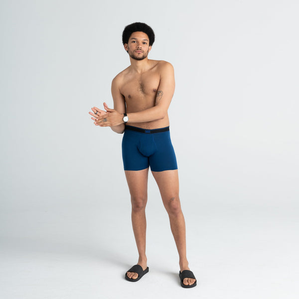 2xmen's Open Front Breathable G-string Underwear Pouch Brief Thong Blue