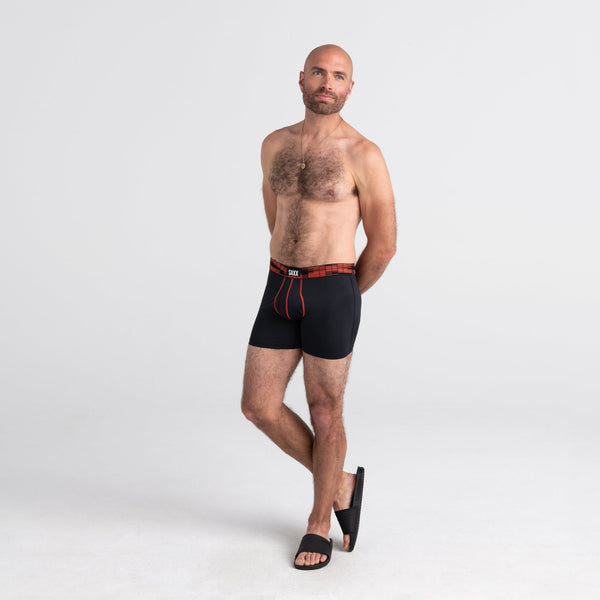 Saxx, Underwear & Socks, Saxx Kinetic Mesh Boxer Blackorange Size Medium