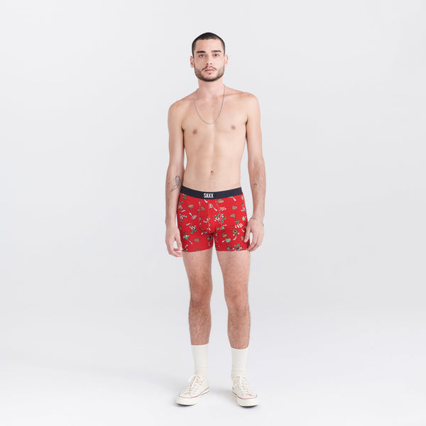 Vixen Men's New Year's Eve Slip (red)-men's Underwear - Boxers