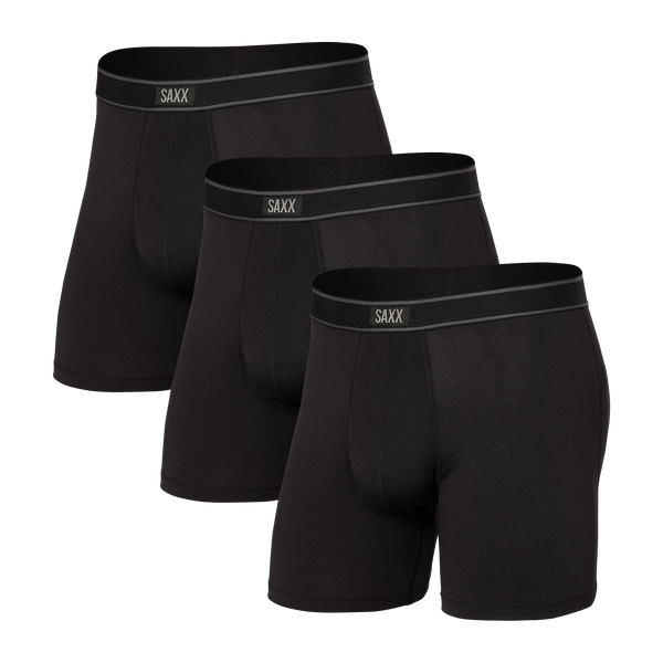 Daytripper 3-Pack Boxer Brief  Black – SAXX Underwear Canada