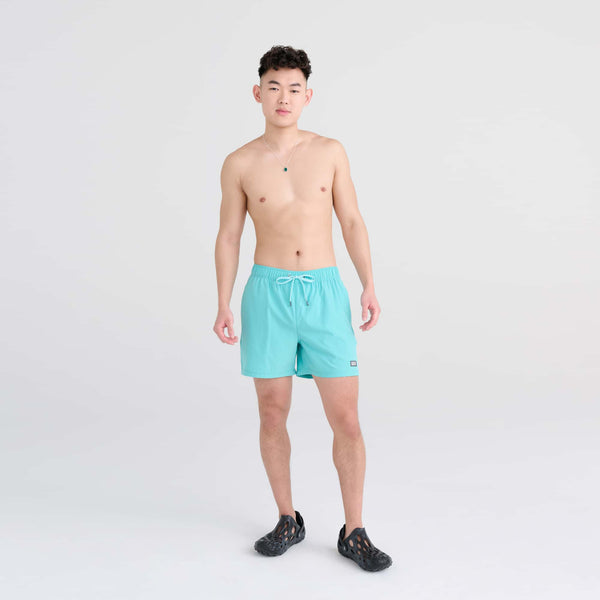  Women Summer Beach Booty Shorts Solid Color Boxer Underwear  Fluorescent Green XL